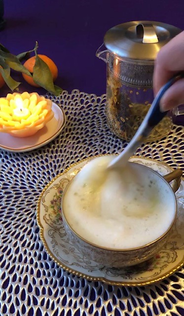 Golden Milk made with Turmeric Spice Blend from Samovar Tea