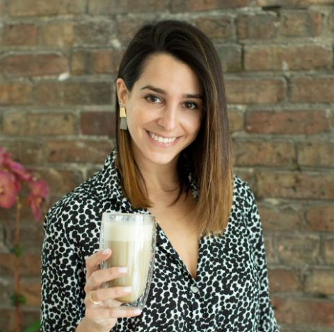 Certified tea sommelier Daniela Titiun, who runs Tea Cachai