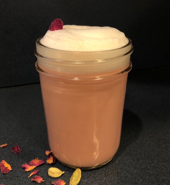 Rose Cardamom Latte