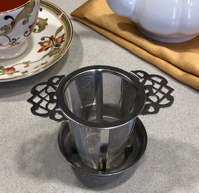 metal infuser basket for loose leaf tea