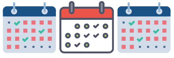three calendar icons next to the list of 2026 tea festivals by date